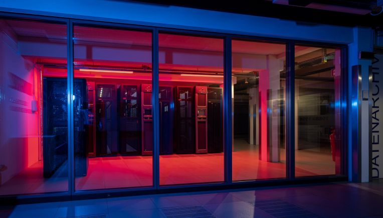 Server room at AKQUINET data center Hamburg
