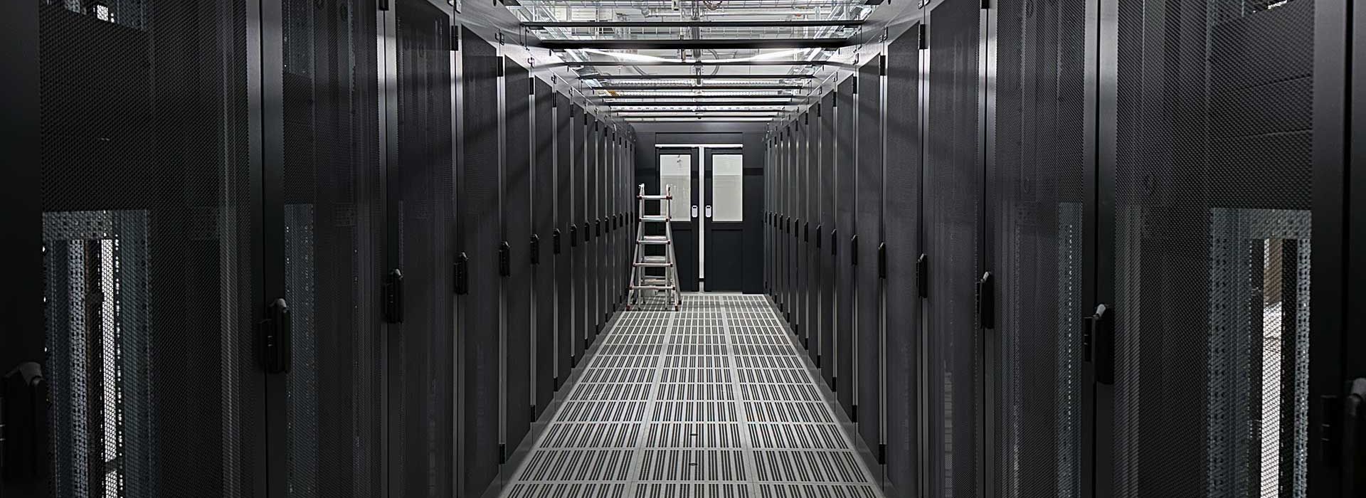Delivery and installation of racks and cold aisle containment for the Victoria Park data centre